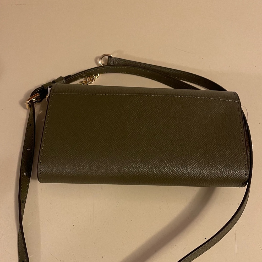 NWT!! Michael Kors Large Crossgrain Leather Smartphone Convertible Crossbody Bag - Picture 5 of 6